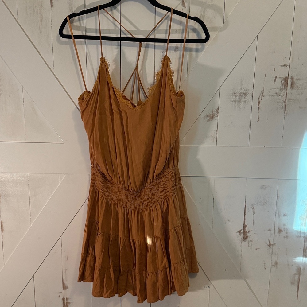 Mustard Seed Strappy Y Back Dress